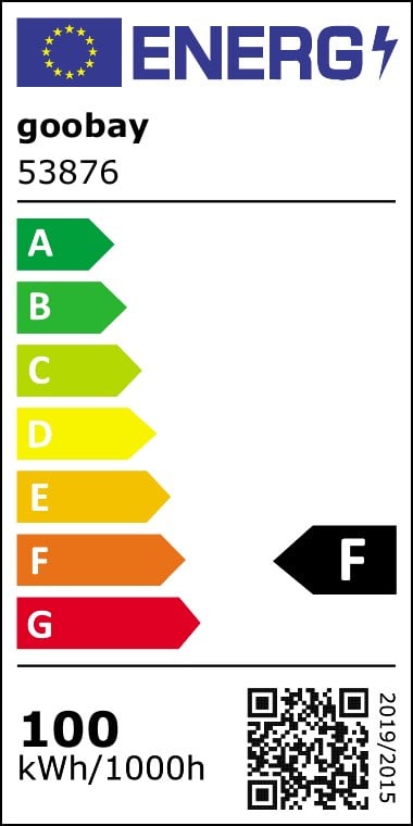 Faretto LED da Esterno IP65 100W 8500lm Nero - Goobay I-HLED-OFL-100B