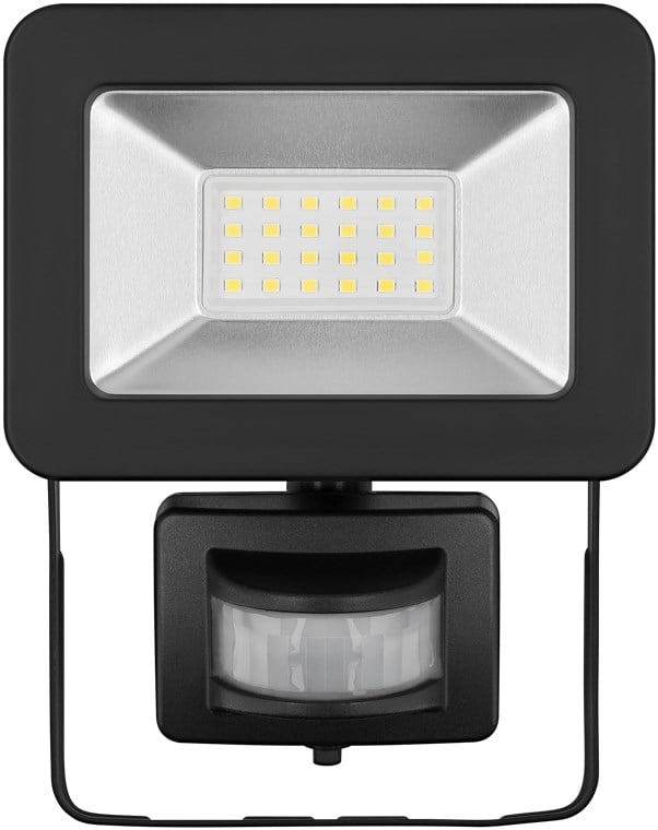 Faretto LED da Esterno con Rilevatore di Movimento PIR 20W - Goobay I-HLED-OFL-20BM