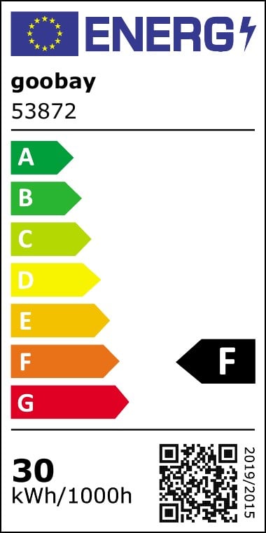 Faretto LED da Esterno IP65 30W Nero - Goobay I-HLED-OFL-30B