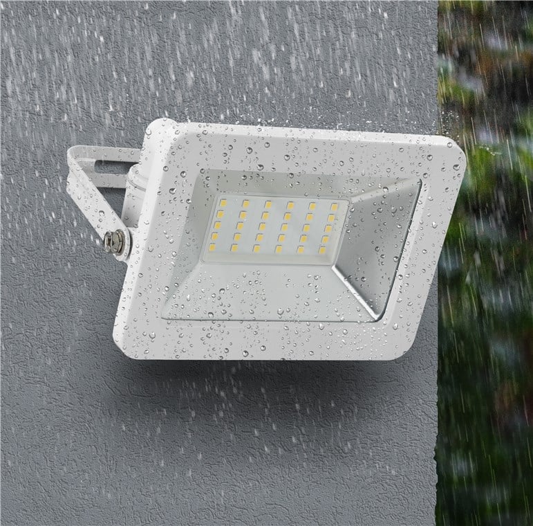 Faretto LED da Esterno IP65 30W Bianco - Goobay I-HLED-OFL-30W