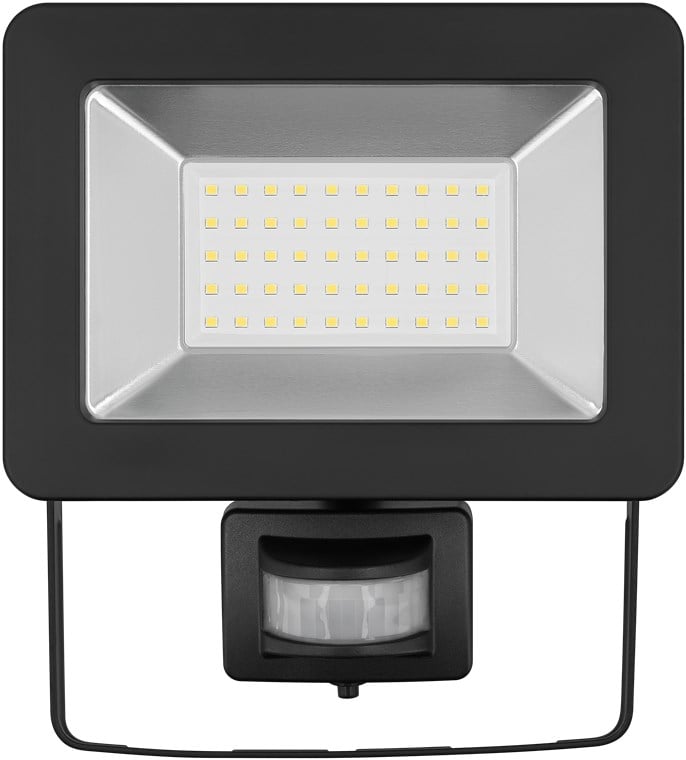 Faretto LED da Esterno con Rilevatore di Movimento PIR 50W - Goobay I-HLED-OFL-50BM
