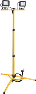 Faretto da lavoro a LED con treppiede telescopico 2x20W - Goobay I-HLED-OLT-220W