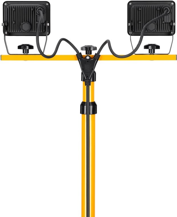 Faretto da lavoro a LED con Treppiede Telescopico 2x20W - Goobay I-HLED-OLT-220W