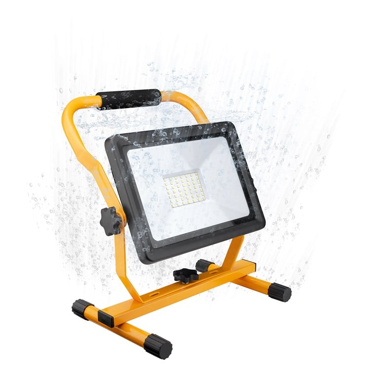 Faretto da lavoro a LED con Supporto 50W - Goobay I-HLED-OLW-50W