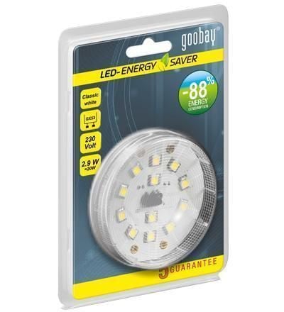 Lampada LED SMD GX53 3,2W 340 Lumen Bianco Freddo - Goobay I-HLED-SMDGX53-C36