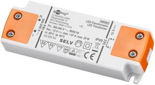 LED Power Supply 20 W for LED (0,5 W-20 W) - Goobay I-HLED-TR20W