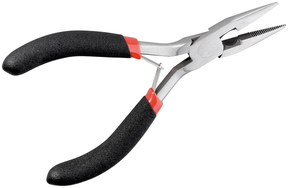 Pinza Semicircolare a Becchi Piatti 125 mm con Ganasce Corrugate - Goobay I-HT 098