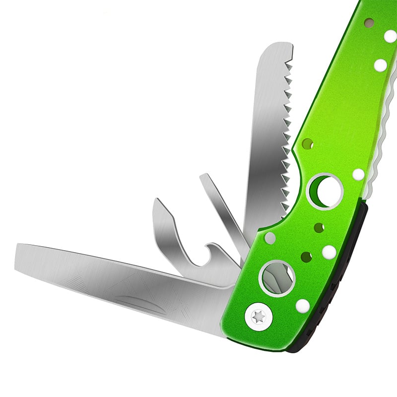 Utensile Pieghevole Mutifunzione 9 in 1 - Techly NP I-HT 103