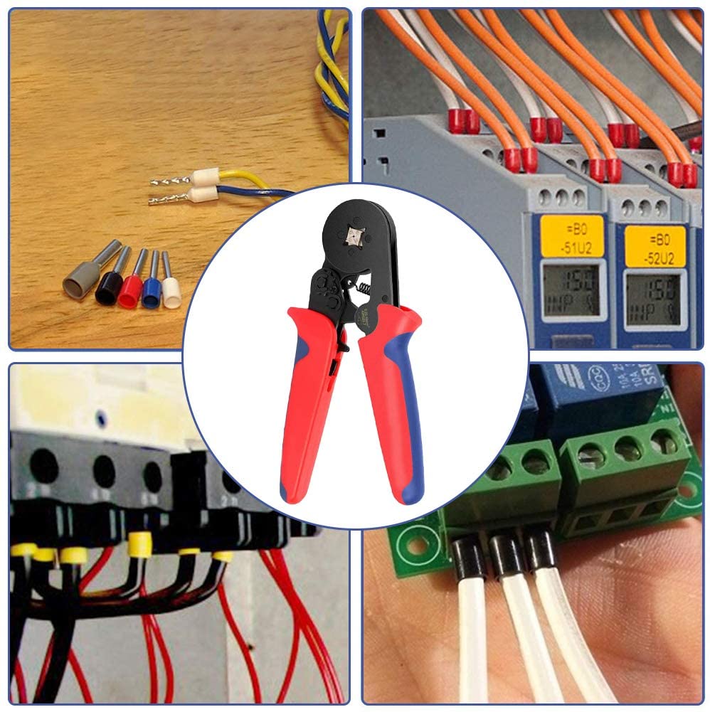 Pinza Crimpare a Cricchetto per Capicorda con 1200 Terminali 2.5-6.0 mm² - Logilink I-HT 68