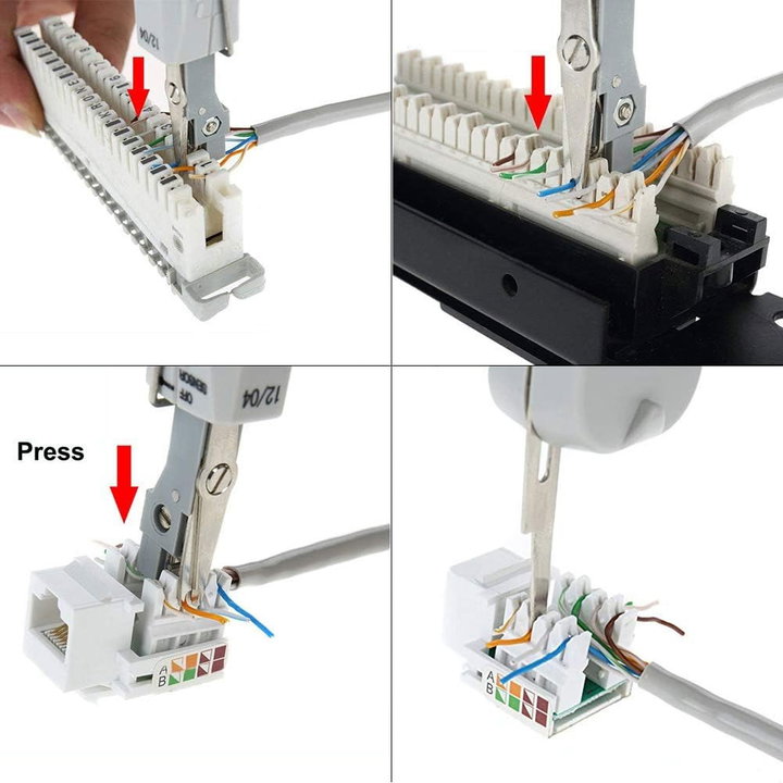 Inseritore per LSA Professionale con Tagliafilo - Techly Professional I-HT LSAT