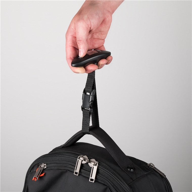 Pesa Valigie Digitale, Capacità 40 kg, Nero - Goobay I-HT WL02