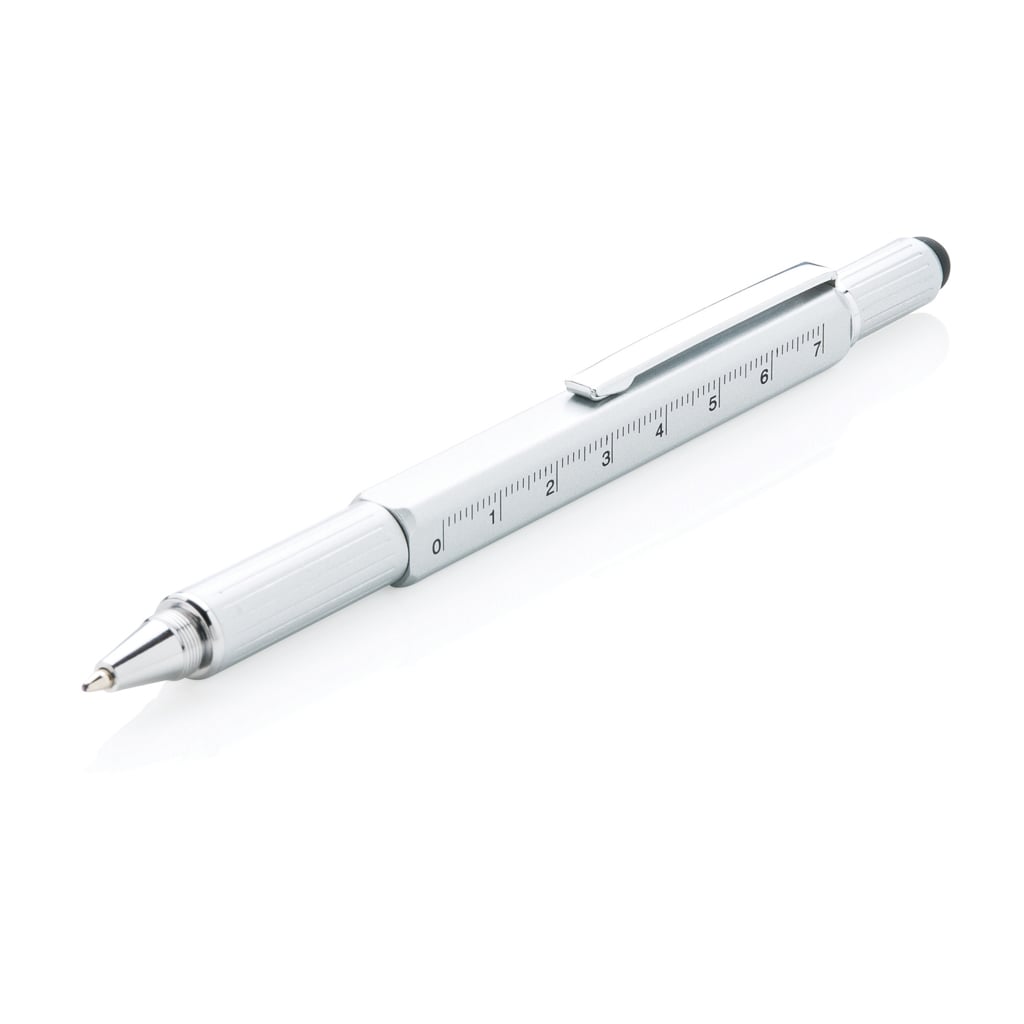 Penna a Sfera Multifunzione 5 in 1 con Cacciavite Bolla e Righello - Intellinet I-INT-PEN-MULTI