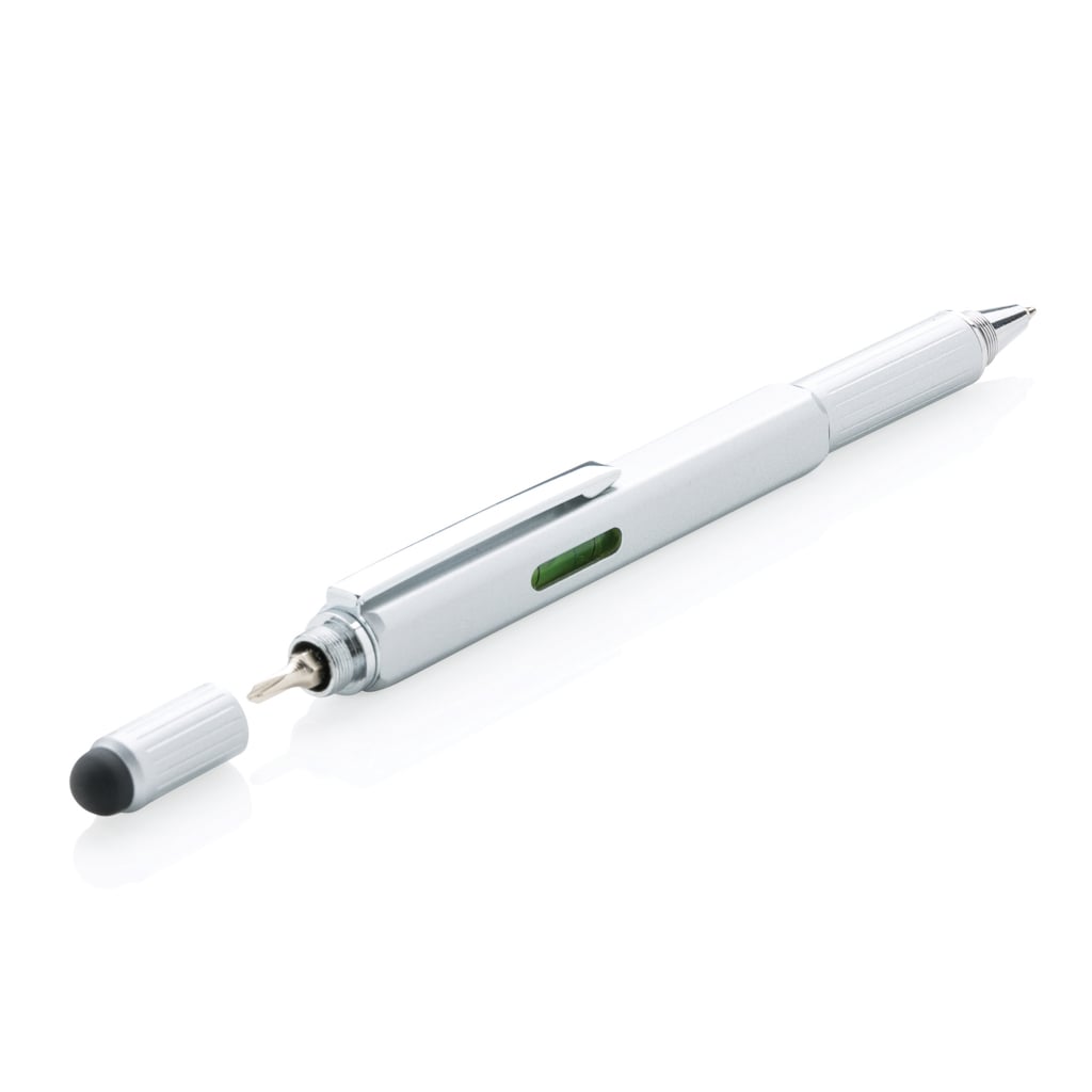 Penna a Sfera Multifunzione 5 in 1 con Cacciavite Bolla e Righello - Intellinet I-INT-PEN-MULTI
