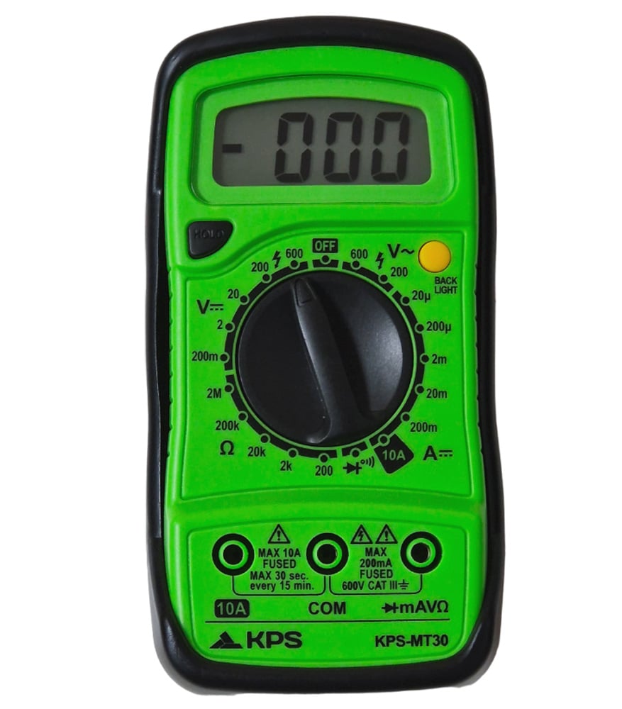Multimetro Digitale Compatto 2000counts KPS-MT30 - I-KPS-MT30