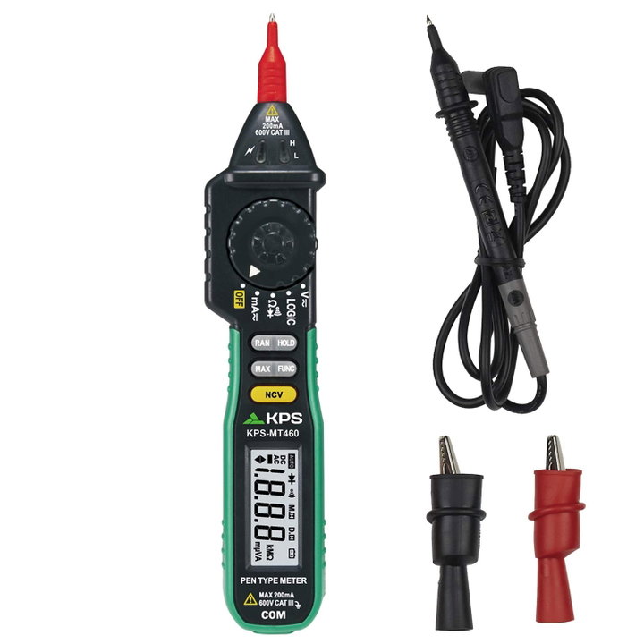 Portable Digital Pen Multimeter NCV MT460 - KPS I-KPS-MT460