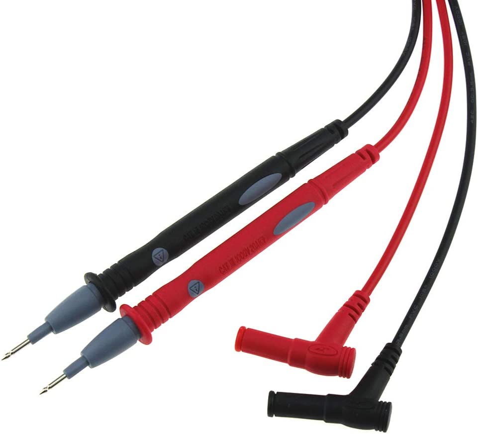 Coppia Puntali per Tester Multimetro CAT.III 1000V Cavi di Prova - KPS I-KPS-PT15