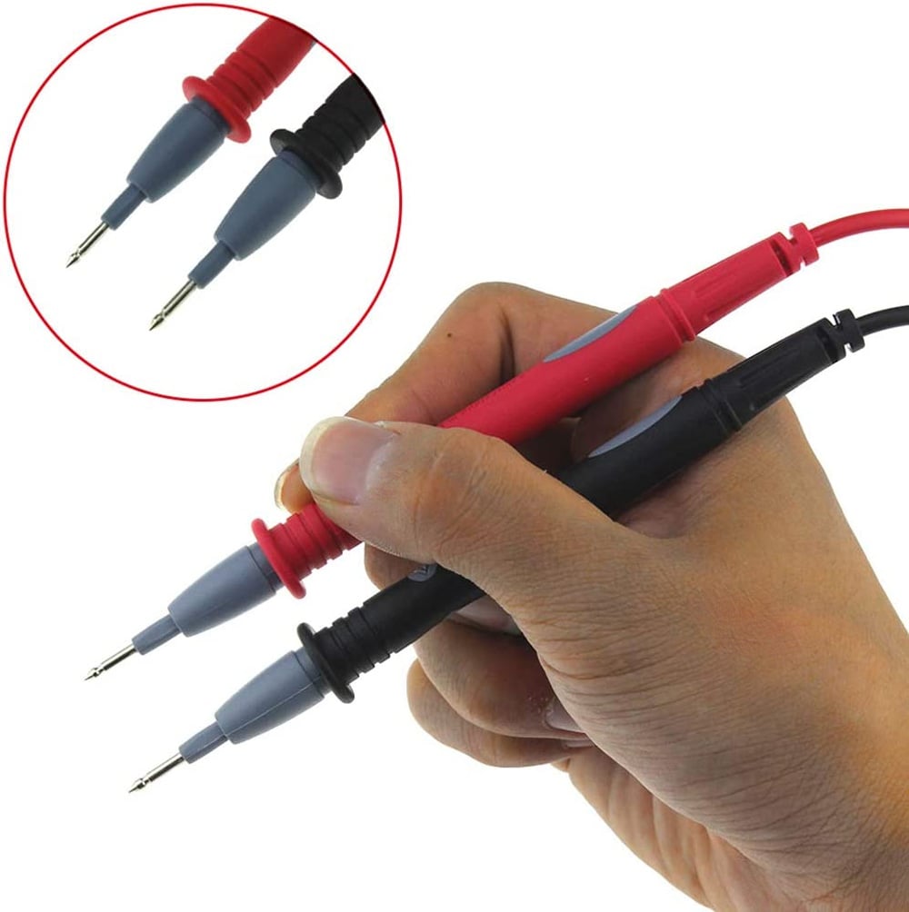 Coppia Puntali per Tester Multimetro CAT.III 1000V Cavi di Prova - KPS I-KPS-PT15