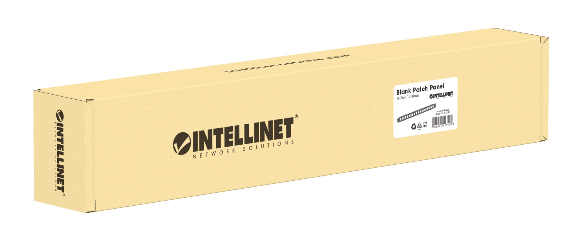 16 Modular Patch Panel 1 HE Black - Intellinet I-KS PP- 16 -BK