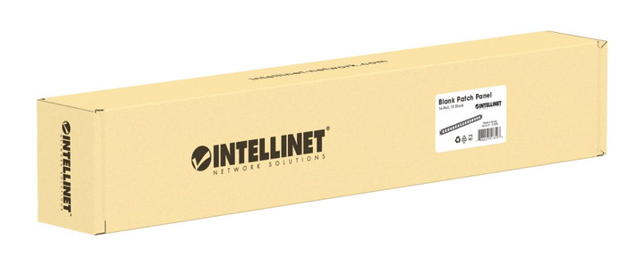 Modular Patch Panel 16 Positions 1 HE Black - Intellinet I-KS PP-16-BK