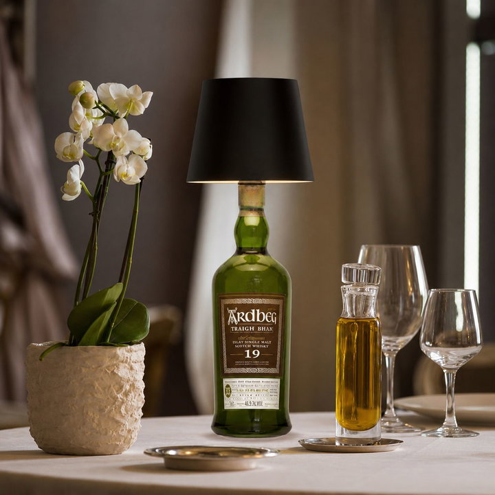 Lampada LED per Bottiglie Dimmerabile Ricaricabile USB-C - Techly I-LAMP-BOTTLE