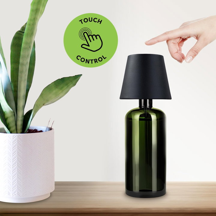 Lampada LED per Bottiglie Dimmerabile Ricaricabile USB-C - Techly I-LAMP-BOTTLE