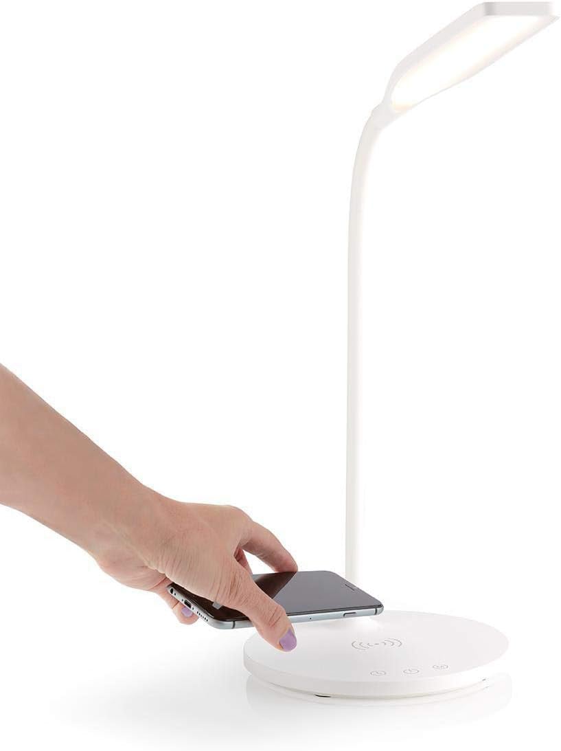 36 LED Desk Lamp with Wireless Charger - Techly I-LAMP-DSK 10