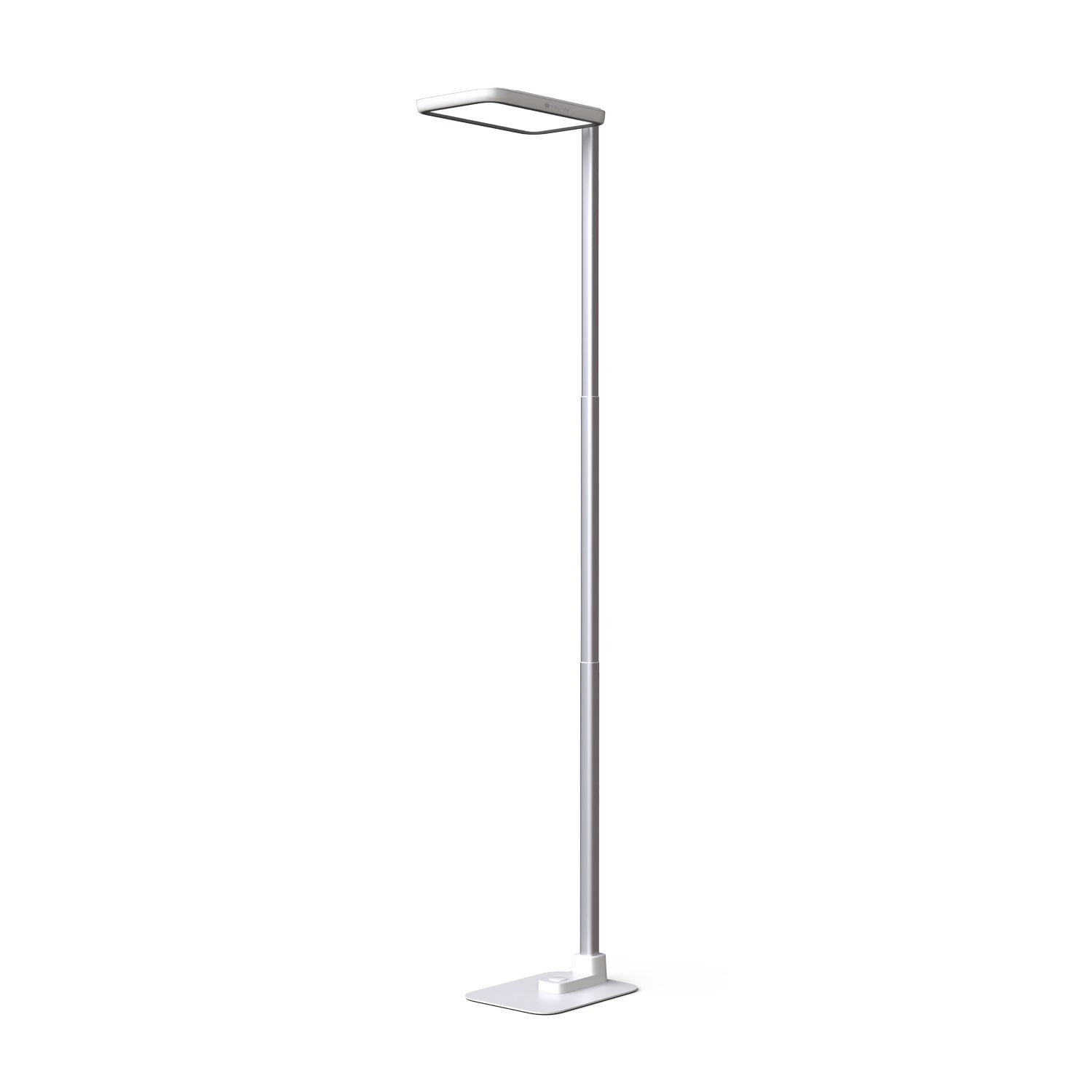 Lampada LED da Pavimento con Altezza Regolabile, Bianca - Techly I-LAMP-FLOOR