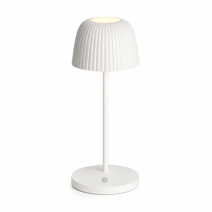 Lampada LED da Tavolo Esterna IP54 con Base Ricarica Bianca - Techly I-LAMP-TABLE4