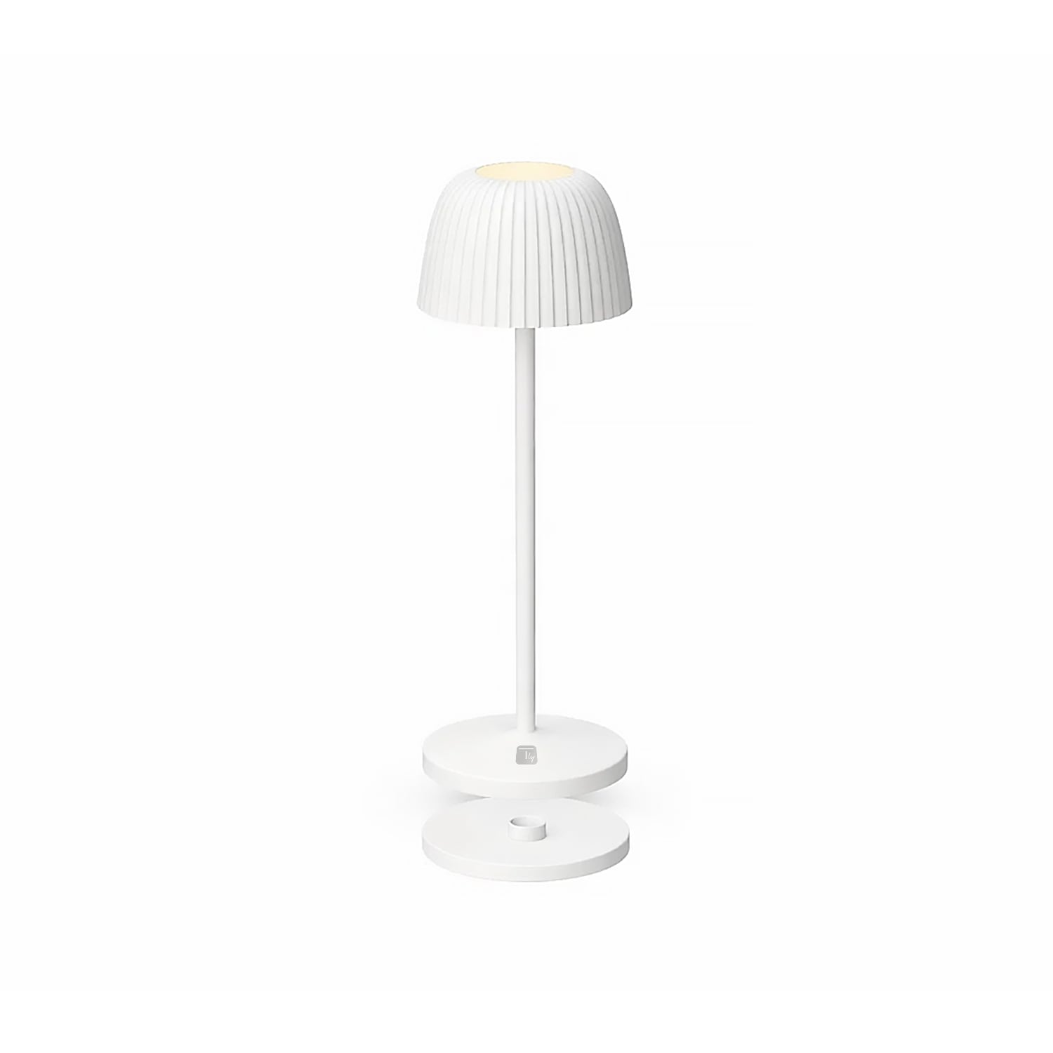 LED Table Lamp for Outdoors with White Refill Base - Techly I-LAMP-TABLE 4
