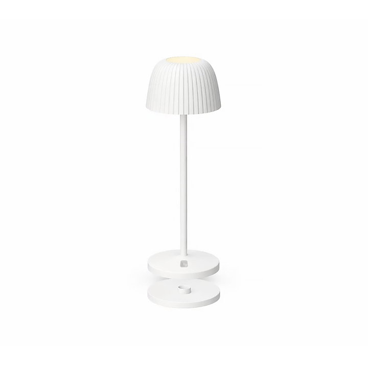 Lampada LED da Tavolo Esterna IP54 con Base Ricarica Bianca - Techly I-LAMP-TABLE4