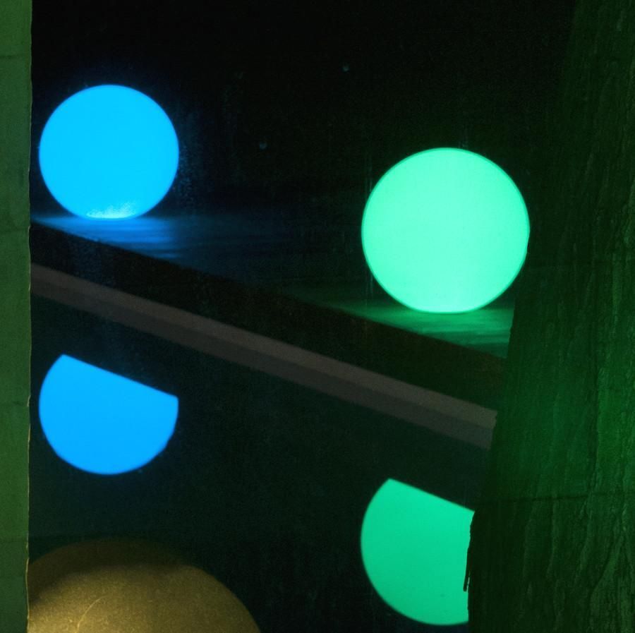 Lampada LED Multicolor da Arredo a Sfera Medium - Techly I-LED BALL-M