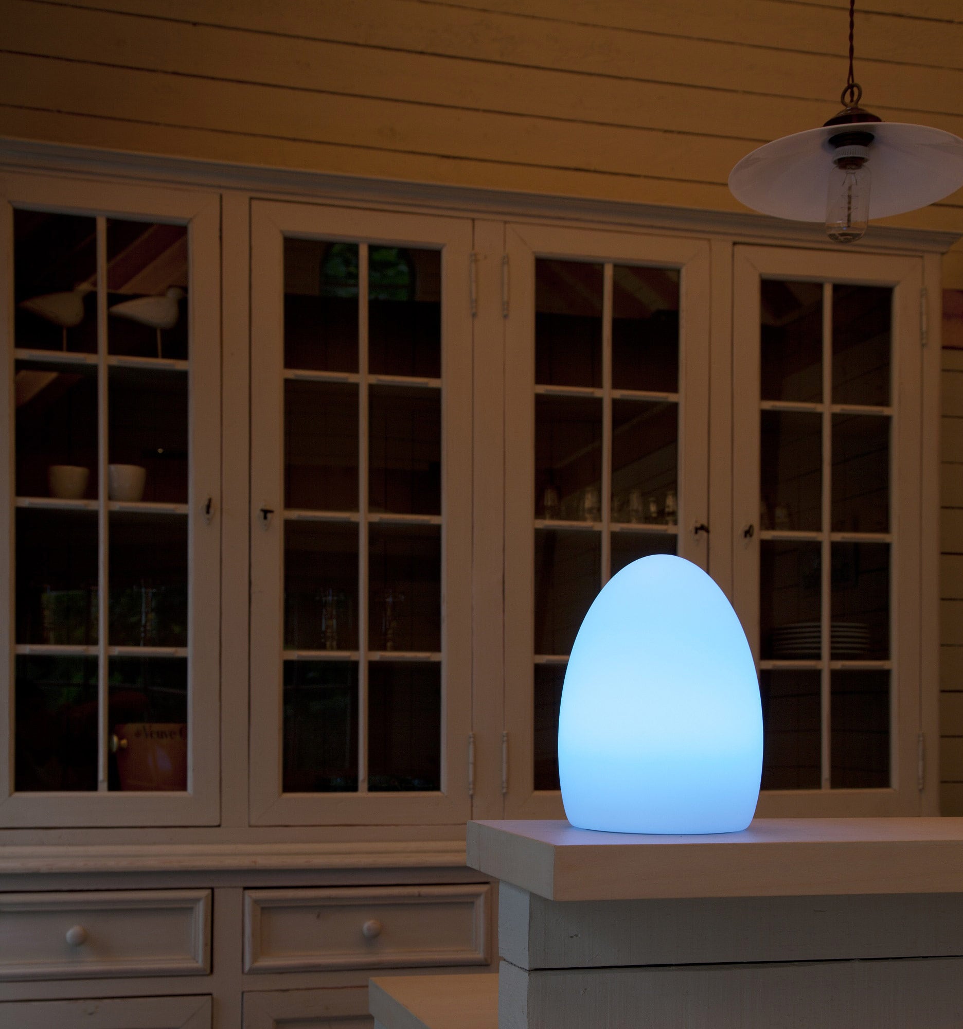 Lampada LED Multicolore di forma Ovale - Techly I-LED EGG