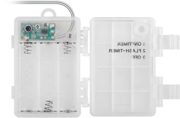 80 Luci LED a Stella IP44 Bianco Caldo a Batteria con Timer - Goobay I-LED-CHAIN-STAR
