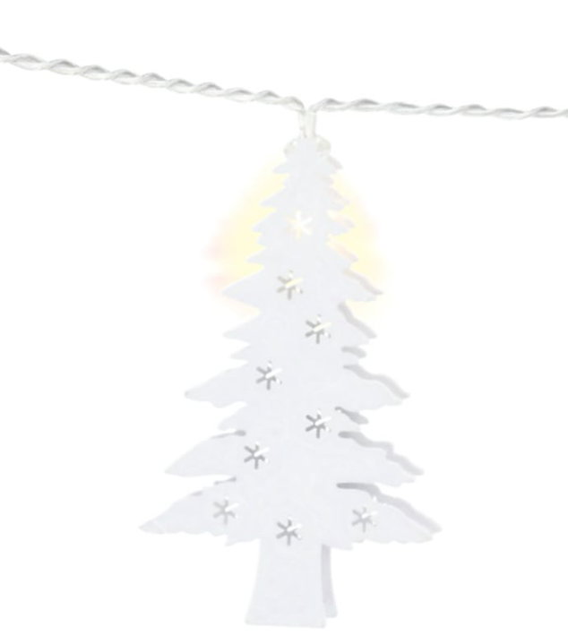 10 Luci LED Albero di Natale Bianco Caldo IP20 - Goobay I-LED-CHAIN10TREE