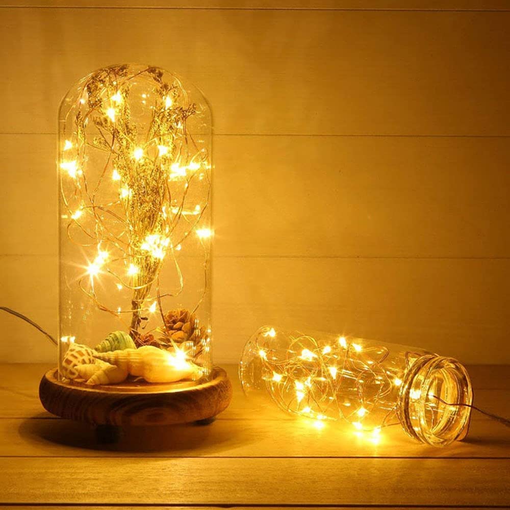 Bobina con Filo di Rame 150 Luci LED IP22 USB Interruttore On Off - Goobay I-LED-CHAIN150YARN