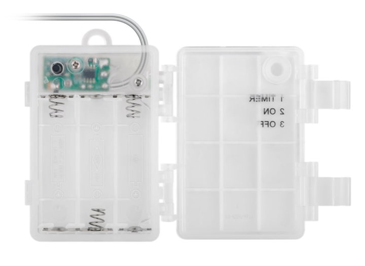 Set di 3 Alberi Luminosi con 75 LED Bianco Caldo IP44 - Goobay I-LED-CHAIN753TREE