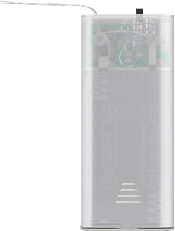 Stringa 10 LED con Clip Albero Natale per Appendere Foto IP20 con Timer - Goobay I-LED-CL-TREE