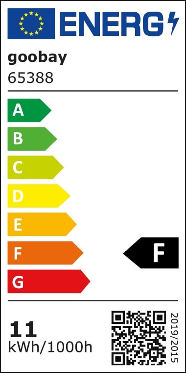 Lampadina E27 Bianco Caldo Satinato 11W, Classe F - Goobay I-LED-E27-11WF