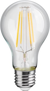 Lampadina LED E27 Bianco Caldo 7W con Filamento Classe E Trasparente - Goobay I-LED-E27-58WFGE