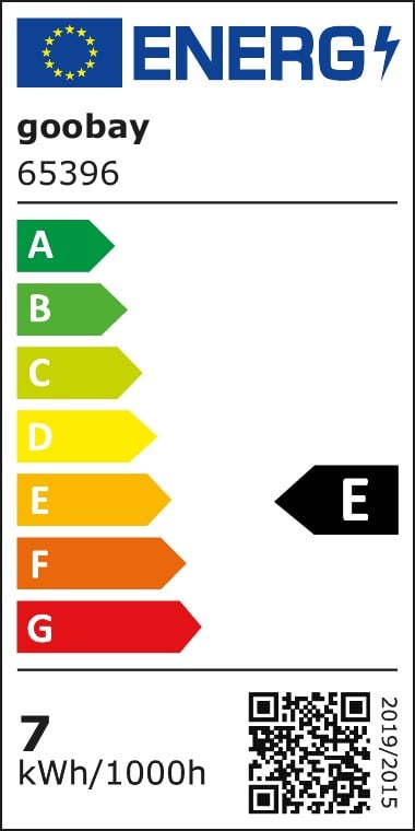 Lampadina LED E27 Bianco Caldo 7W con Filamento Classe E Trasparente - Goobay I-LED-E27-58WFGE