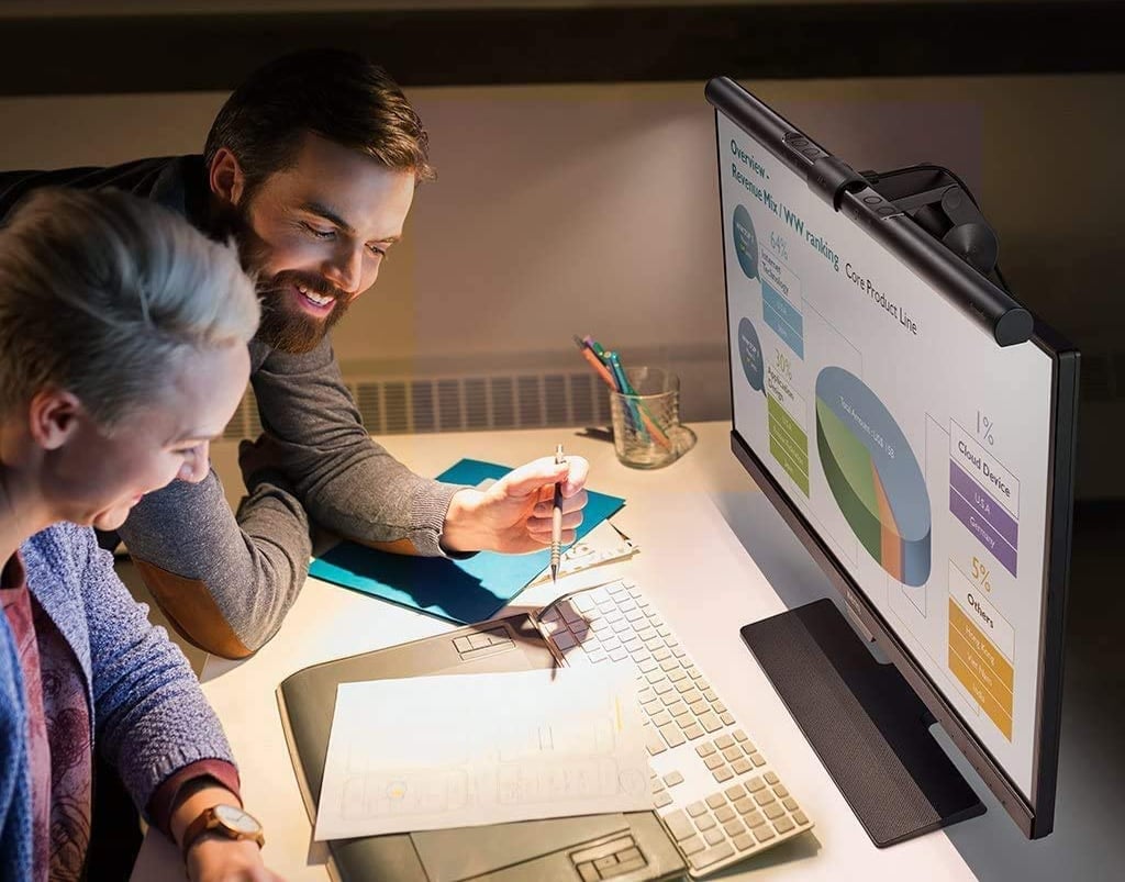 Lampada a Led USB per Monitor con Regolazione Temperatura Colore e Dimmer - Logilink I-LED-EDESK