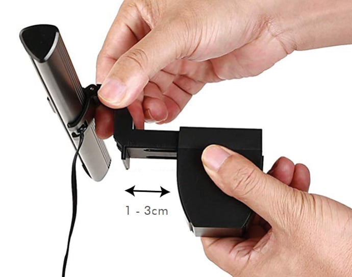 Lampada a Led USB per Monitor con Regolazione Temperatura Colore e Dimmer - Logilink I-LED-EDESK