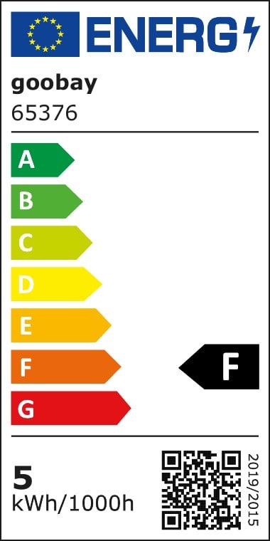 Faretto GU10 Bianco Caldo 5W, Classe F - Goobay I-LED-GU10-5W