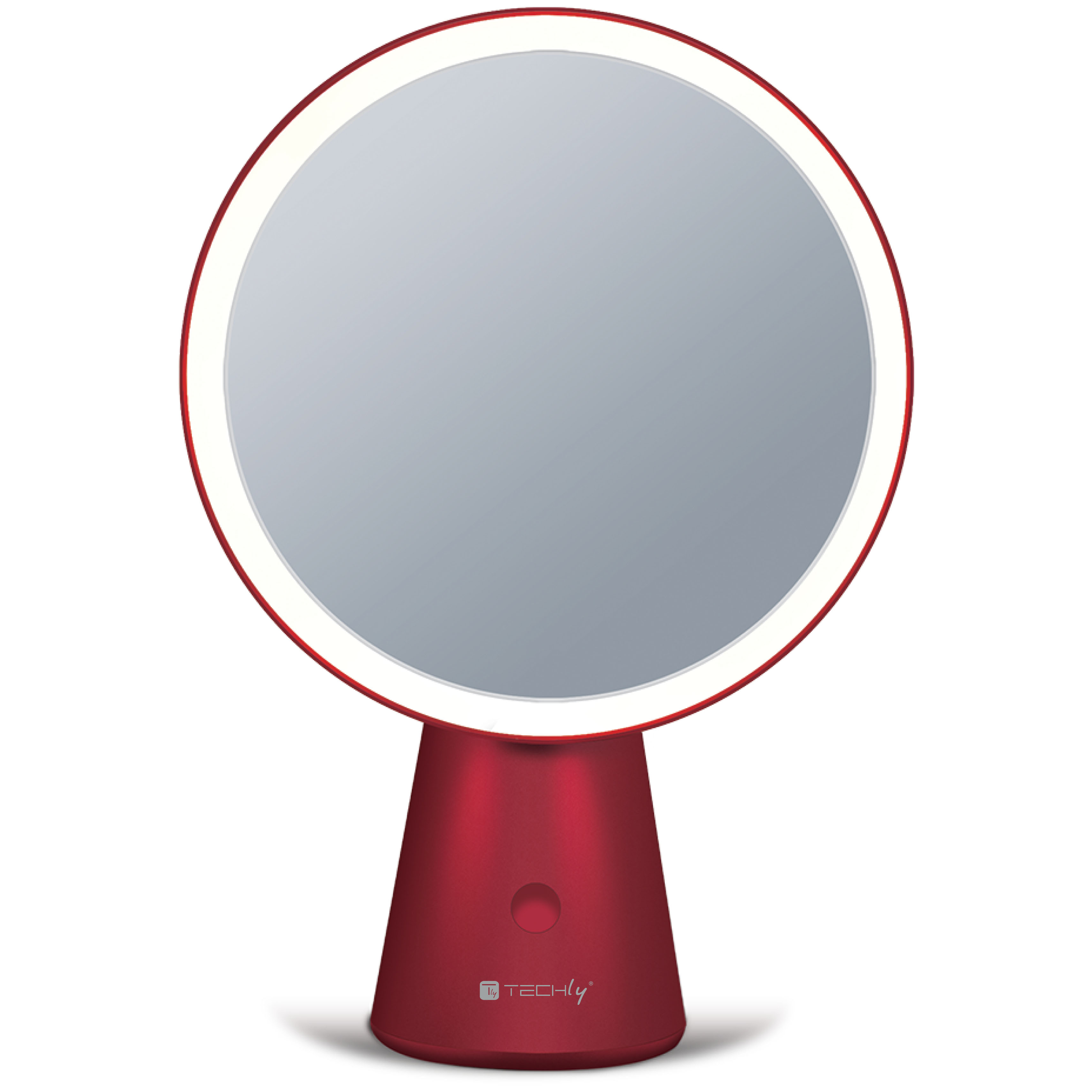 Specchio Retroilluminato 60 LED Dimmerabile Batteria Ricaricabile Alimentazione USB-C™ - Techly I-LED-MIRROR