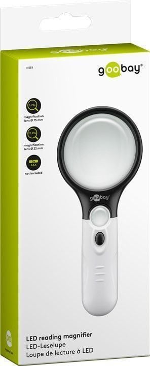 Lente di Ingrandimento con Luce a LED - Goobay I-LED-READ