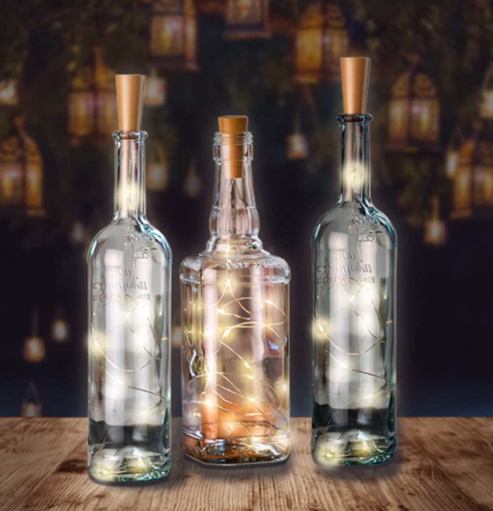 Strip 10 LED with Hot White Bottle Timer - Goobay I-LED-STRIPS-BOTTLE