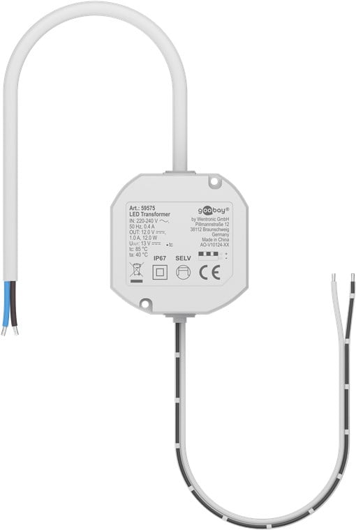 Trasformatore Elettronico LED 12V 12W - Goobay I-LED-TR12V12W