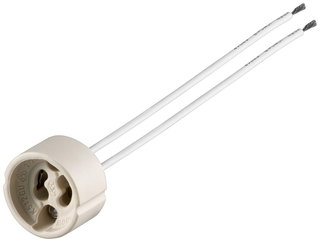 Socket in Ceramic for GU10 Lamps - Goobay I-LIGHT-GU10