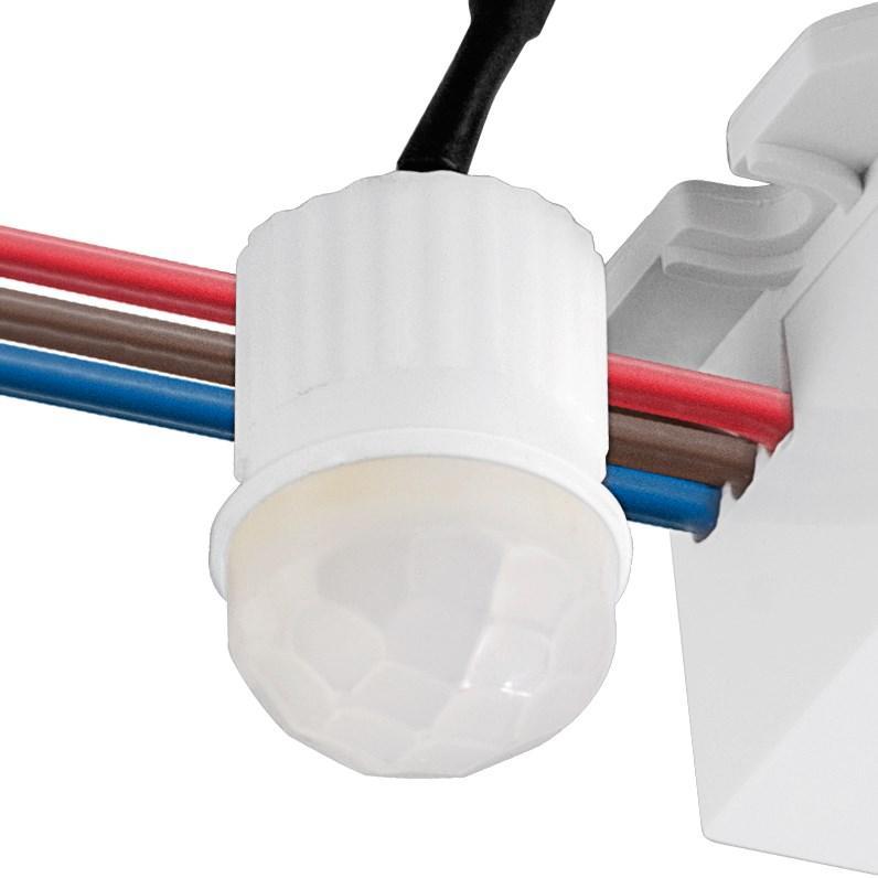 Sensore di Movimento LED Mini Infrarossi da Incasso - Goobay I-LIGHT-SNR10