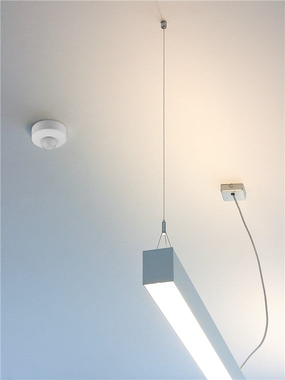 Sensore di Movimento ad Infrarossi con Sensore PIR LED Uso Interno - Goobay I-LIGHT-SNR6